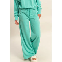 Load image into Gallery viewer, Burnout French Terry Wide-Leg Pants