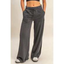 Load image into Gallery viewer, Burnout French Terry Wide-Leg Pants
