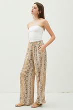 Load image into Gallery viewer, Boho Print Smocked Waist Palazzo Wide Leg Pants