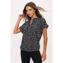 Load image into Gallery viewer, Dot Lattice Placket Dolman
