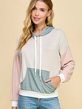 Load image into Gallery viewer, Long Sleeve Hoodie with Kangaroo Pocket