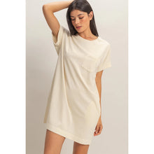 Load image into Gallery viewer, Round Neck T-Shirt Mini Dress