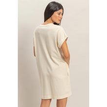 Load image into Gallery viewer, Round Neck T-Shirt Mini Dress