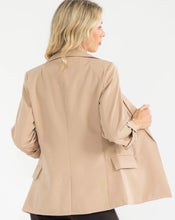 Load image into Gallery viewer, 3/4 SLEEVE BUTTON CLOSURE FRONT POCKETS BLAZERS