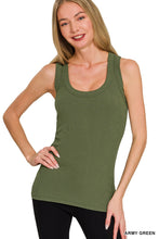 Load image into Gallery viewer, Ribbed Scoop Neck Tank Top