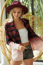 Load image into Gallery viewer, Vintage Plaid Bleached Shirt