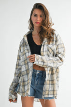 Load image into Gallery viewer, Laura Plaid Washed Flannel Shirt