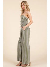 Load image into Gallery viewer, Tube Top W/Shirring Palazzo Romper