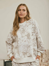 Load image into Gallery viewer, Floral Wash Boxy Crew Knit Top