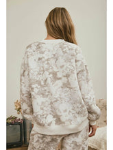 Load image into Gallery viewer, Floral Wash Boxy Crew Knit Top