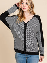 Load image into Gallery viewer, Striped and Solid Casual Top