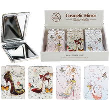 Load image into Gallery viewer, Fashion Heels Souvenir Glitter Compact Mirror