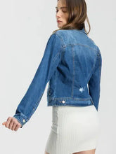 Load image into Gallery viewer, Classic Distressed Denim Jacket