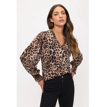 Load image into Gallery viewer, Animal Print Button Down Shirt