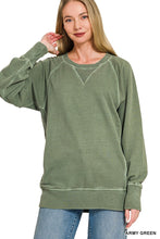 Load image into Gallery viewer, Pigment Dyed French Terry Pullover With Pockets