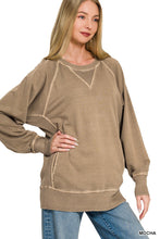 Load image into Gallery viewer, Pigment Dyed French Terry Pullover With Pockets