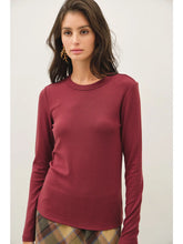 Load image into Gallery viewer, Round Neck Long Sleeve Knit Top