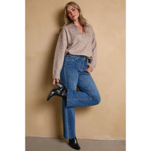 Load image into Gallery viewer, Studded Wide Leg Jeans