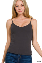 Load image into Gallery viewer, Double Layered V-Neck Spaghetti Strap Cami