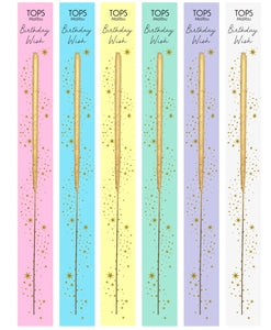 Single Wish Gold Sparkler Birthday Wish