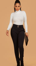 Load image into Gallery viewer, Pearl Belt Dressy Fleece Pants