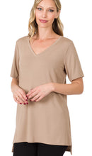 Load image into Gallery viewer, Pre Washed Modal V-Neck