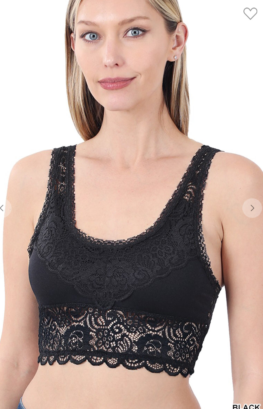 Seamless Stretch Lace Bralette