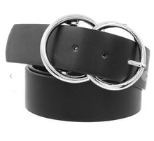 Load image into Gallery viewer, Faux Leather Double Ring Belt
