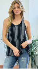 Load image into Gallery viewer, Stripe Tank with Strappy Back