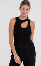 Load image into Gallery viewer, Keyhole Cut-Out Sleeveless Bodysuit